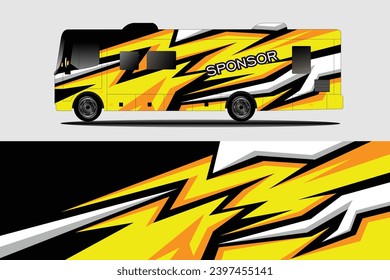 diseño de envoltorio de camioneta color base negro y rojo. Diseños de ajuste, pegatinas y calcomanías en formato vectorial
