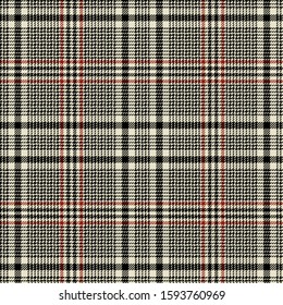 Black, Red and Beige modern tartan plaid Scottish seamless pattern.Texture from plaid, tablecloths, clothes, shirts, dresses, jacket, skirt, paper, blankets and other textile products.