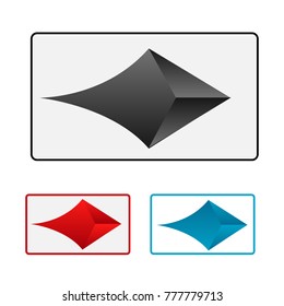 black red and blue arrow vector icon next sign logo isolated background