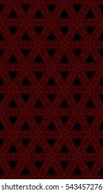 black and red color floral pattern. vector illustration. For design, wallpaper, card, banner, flyer. Ethnic ornament