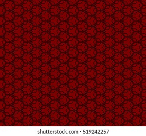 black and red color Seamless texture of cubes. Optical illusion. Vector illustration. For design, wallpaper, fashion