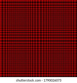 Black and Red colors modern Glen plaid Scottish seamless pattern.Texture from plaid,tablecloths, clothes, shirts, dresses, jacket, skirt, paper, blankets and other textile products. Christmas concept.