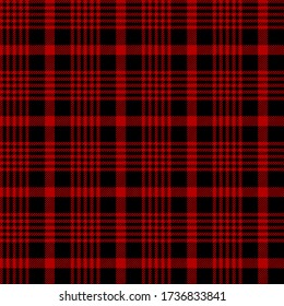 Black and red colors modern tartan plaid Scottish seamless pattern.Texture from plaid,tablecloths, clothes, shirts, dresses, jacket, skirt, paper, blankets and other textile products.