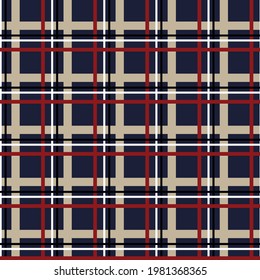 black red and cream stripe pattern on navy background