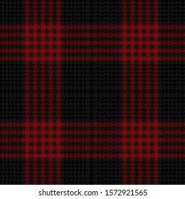 Black, Red and Dark Grey modern tartan plaid Scottish seamless pattern.Texture from plaid,tablecloths, clothes, shirts, dresses, jacket, skirt, paper, blankets and other textile products.Glen plaid.