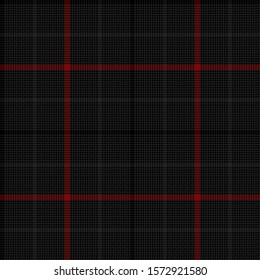 Black, Red and Dark grey modern tartan plaid Scottish seamless pattern.Texture from plaid,tablecloths, clothes, shirts, dresses, jacket, skirt, paper, blankets and other textile products.Glen plaid.
