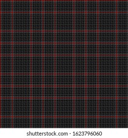 Black, Red and Dark Grey modern tartan plaid Scottish seamless pattern.Texture from plaid, tablecloths, clothes, shirts, dresses, jacket, skirt, paper, blankets and other textile products.