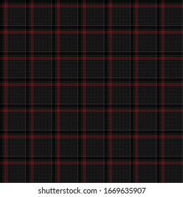 Black, Red, Dark grey modern tartan plaid Scottish seamless pattern.Texture from plaid, tablecloths, clothes, shirts, dresses, jacket, skirt, paper, blankets and other textile products.