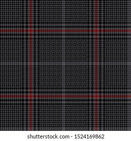 Black, Red and Dark grey tartan plaid Scottish seamless pattern.Texture from plaid,tablecloths, clothes, shirts, dresses, jacket, skirt, paper, blankets and other textile products.Glen plaid.