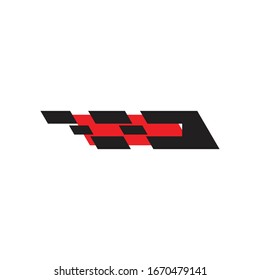 black red design vector icon