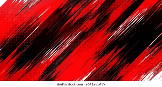 black red dragon decal brush fire volcano lava sakura Asia Japan anime style illustration sporty background banner, vector. modern