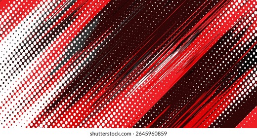 black red dragon decal brush fire volcano lava sakura Asia Japan anime style illustration sporty background banner,