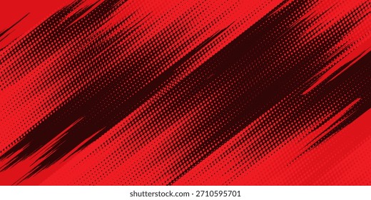 black red dragon decal brush fire volcano lava sakura Asia Japan anime style illustration sporty background. modern