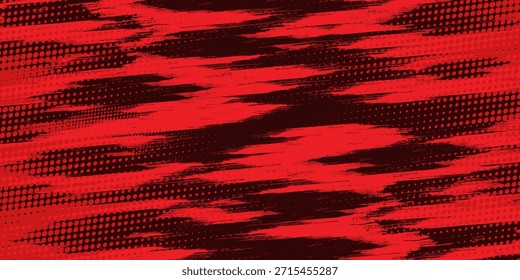 preto dragão vermelho decalque escova fogo vulcão lava sakura Ásia Japão estilo anime ilustração sporty fundo. moderno