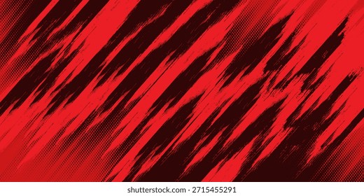 preto dragão vermelho decalque escova fogo vulcão lava sakura Ásia Japão estilo anime ilustração sporty fundo. moderno