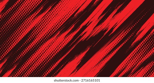 black red dragon decal brush fire volcano lava sakura Asia Japan anime style illustration sporty background banner style illustration.