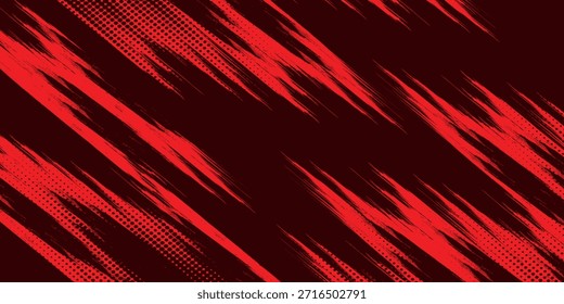 preto vermelho dragão decalque escova fogo vulcão lava sakura Ásia Japão anime estilo ilustração sporty fundo eps 10