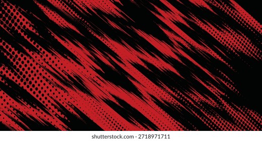 black red dragon decal brush fire volcano lava sakura Asia Japan anime style illustration sporty background banner style illustration.