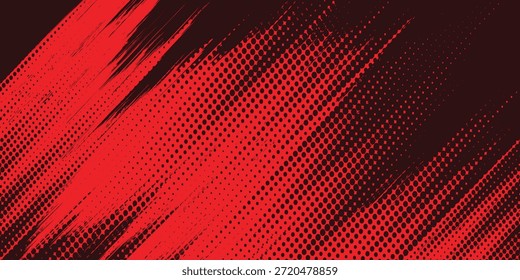 preto vermelho dragão decalque escova fogo vulcão lava sakura Ásia Japão estilo anime ilustração sporty fundo banner estilo ilustração moderna.