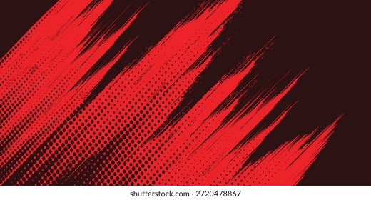 preto vermelho dragão decalque escova fogo vulcão lava sakura Ásia Japão estilo anime ilustração sporty fundo banner estilo ilustração moderna.