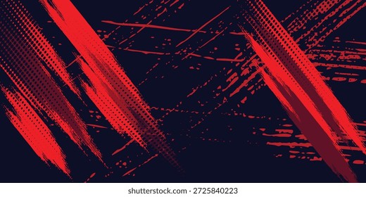 negro rojo dragón calcomanía pincel fuego volcán lava sakura Asia Japón anime estilo ilustración fondo deportivo Anuncio estilo ilustración. sport.modern