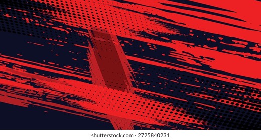 negro rojo dragón calcomanía pincel fuego volcán lava sakura Asia Japón anime estilo ilustración fondo deportivo Anuncio estilo Ilustración vectorial.