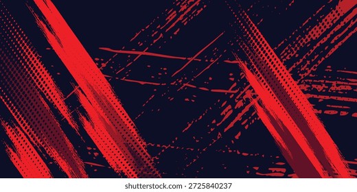 negro rojo dragón calcomanía pincel fuego volcán lava sakura Asia Japón anime estilo ilustración fondo deportivo Anuncio estilo ilustración. sport.modern