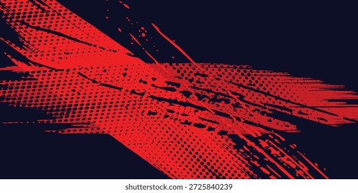 preto dragão vermelho decalque escova fogo vulcão lava sakura Ásia Japão estilo anime ilustração sporty fundo banner estilo vetor ilustração e moderno.