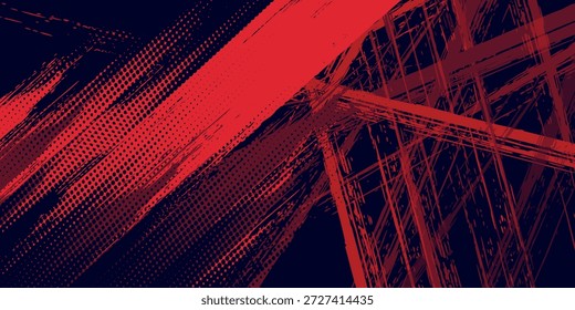 preto vermelho dragão decalque escova fogo vulcão lava sakura Ásia Japão anime estilo ilustração sporty fundo banner estilo ilustração. sport.modern	
