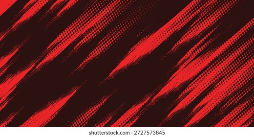 negro rojo dragón calcomanía pincel fuego volcán lava sakura Asia Japón anime estilo ilustración fondo deportivo Anuncio estilo ilustración. moderno