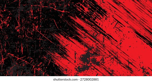negro rojo dragón calcomanía pincel fuego volcán lava sakura Asia Japón anime estilo ilustración de fondo deportivo Anuncio, Vector.