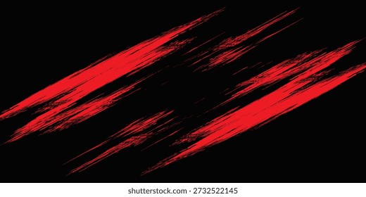 black red dragon decal brush fire volcano lava sakura Asia Japan anime style illustration sporty background banner style illustration. sport.modern
