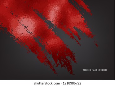 Black and red foil style background abstract design illustration vector. Perfect painted design for headline web presenstation, logo and sale banner.  	