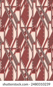 Black and red Geometric Abstract background