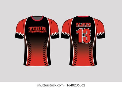 Black and red gradient wild look with stitch marks on front back and sleeves beautiful shirt