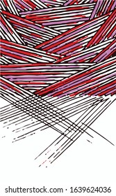 Black and red graphic abstract background