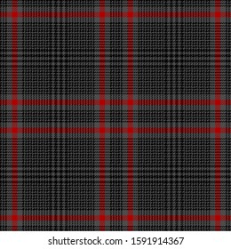 Black, Red and Gray modern tartan plaid Scottish seamless pattern.Texture from plaid, tablecloths, clothes, shirts, dresses, jacket, skirt, paper, blankets and other textile products.