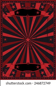schwarz-roter brüchiger Hintergrund. Ein dunkler, Retro-grunge Hintergrund für ein Poster