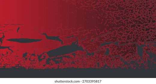 Black and Red Grunge Brush Background.Eps 10