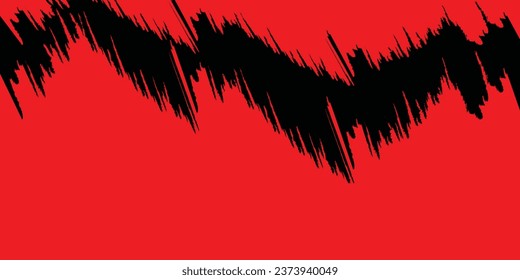 fondo de la textura de grunge de grunge de color negro y rojo. con fondo rojo