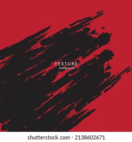 black and red Grunge Texture with distressed effect. ink splash. Abstract patina background. Vector illustration.
