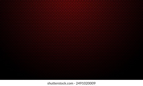 Black and red honeycomb shape net absract plain background. Poster and graphic design