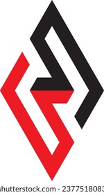Black and Red Initial Letter N Real Estate Logo Image on White Background. Flat Vector Logo Design Template Element for Construction Architecture Building Logos.