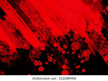 Fondo del trazo de pincel rojo negro. elemento JDesign. Ilustración vectorial de manchas de grano. El vector pinza la ilustración.