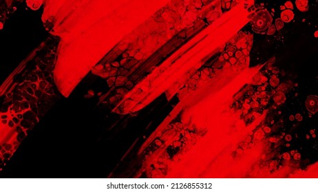 Black red ink brush stroke background. JDesign element. Vector illustration of grunge stains. Vector brushes illustration.