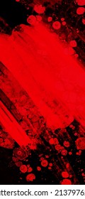 Fondo del trazo de pincel rojo negro. elemento JDesign. Ilustración vectorial de manchas de grano. El vector pinza la ilustración.
