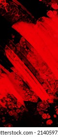 Fondo del trazo de pincel rojo negro. elemento JDesign. Ilustración vectorial de manchas de grano. El vector pinza la ilustración.