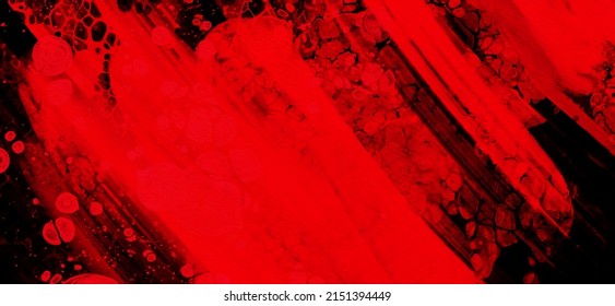 Black red ink brush stroke background. JDesign element. Vector illustration of grunge stains. Vector brushes illustration.
