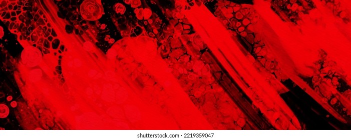 Fondo del trazo de pincel rojo negro. elemento JDesign. Ilustración vectorial de manchas de grano. El vector pinza la ilustración.
