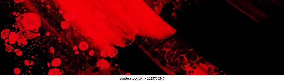 Fondo del trazo de pincel rojo negro. elemento JDesign. Ilustración vectorial de manchas de grano. El vector pinza la ilustración.